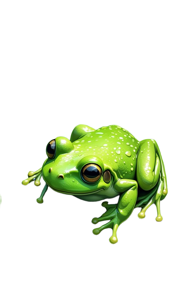 Green Frog Illustration